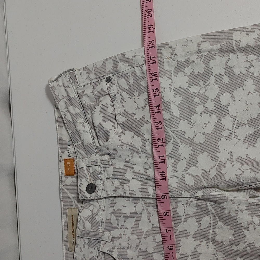 Pilcro and then Letterpress/Anthropologie Floral Stet Jeans - Picture 8 of 12